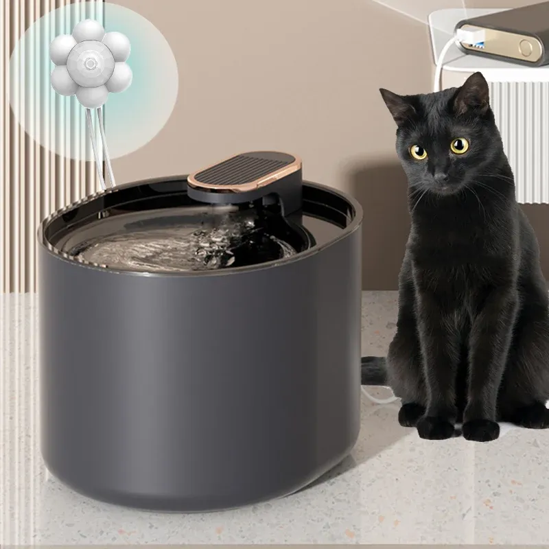 Shavers Cat Water Fountain Sensore automatico 3L CAT CAT Water Dog Piet Pompa USB Funga With Filtro Filtro Fountana