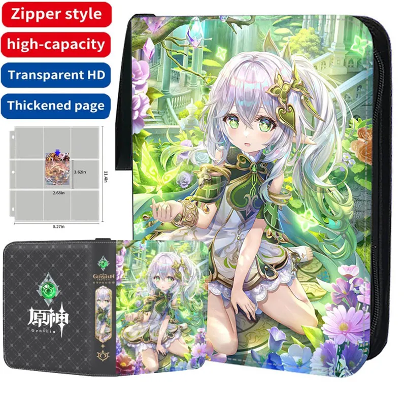 single pocket card binder ANIXITECH Mini Card Binder, 1-Pocket Zipper Binder for 80+ Cards, Smal –  Toytooth main image 0