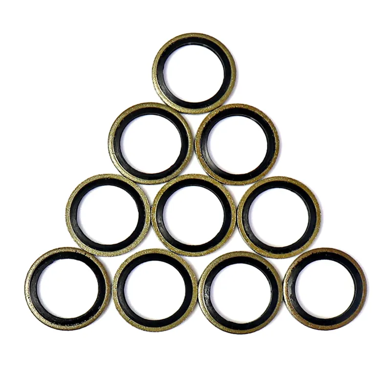 Bonded Washer Metal Rubber 6/8/10/12/11/16 ~ 60 mm olievlekplug pakking Gecombineerde sluitringring assortiment kit