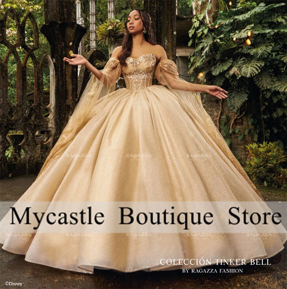 Off the shoulder luxury crystals sweet 16 quinceanera dresses C1913