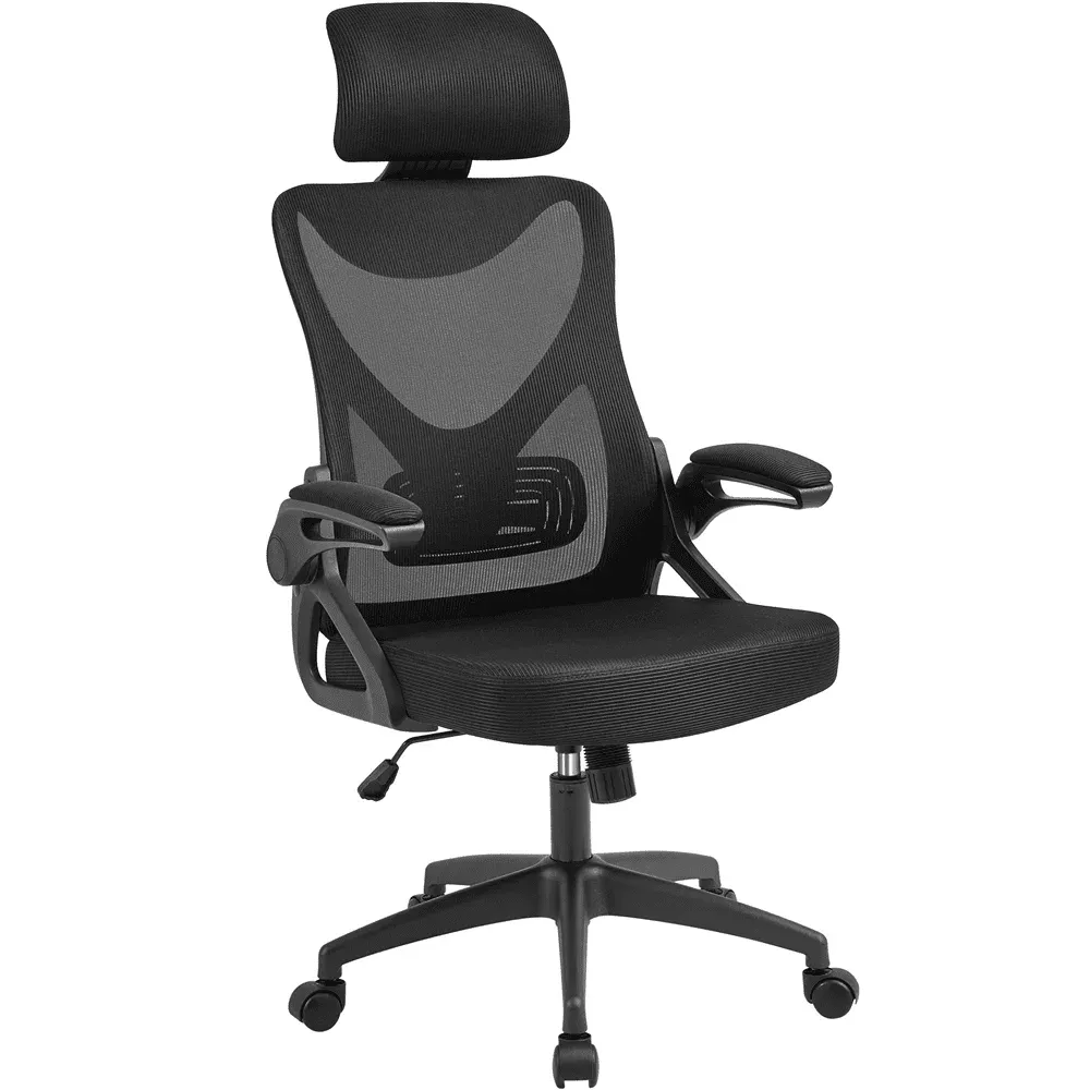 Smilemart high back office chair ergonomic mesh back chair adjustable swivel executive computer chair discount