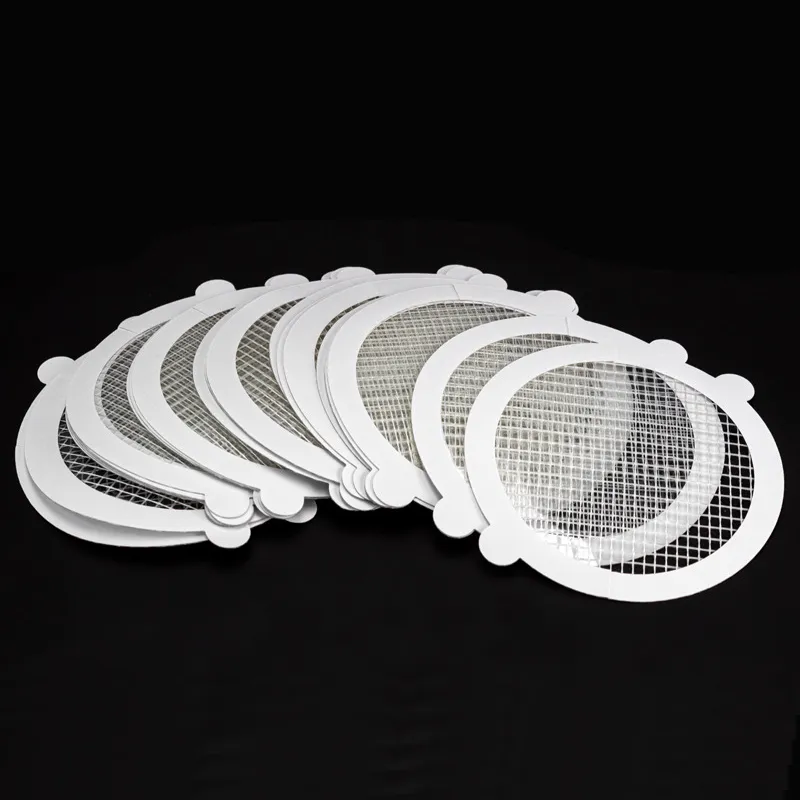 20PCS Sink Filter Shower Drain Mesh Sticker Disposable Floor Drain Stickers Self-Adhesive Bathroom Bathroom Hair Clogging Filter