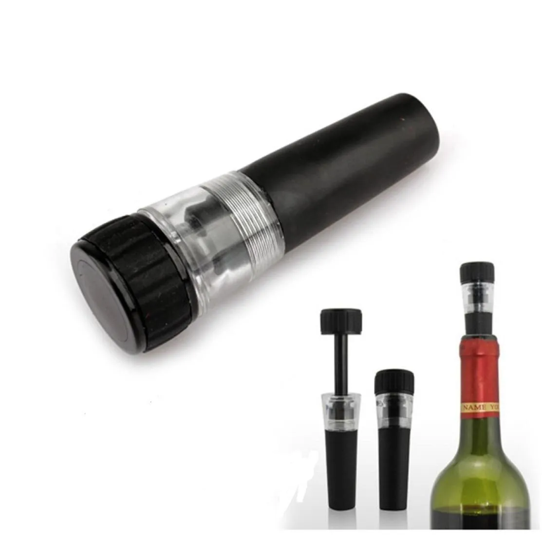 Vacuüm wijnblaaspomp Wine Preserver Air Pump Stopper Vacuüm verzegelde Saver Bottle Stoppers Wine Accessories Bar Tools4462860