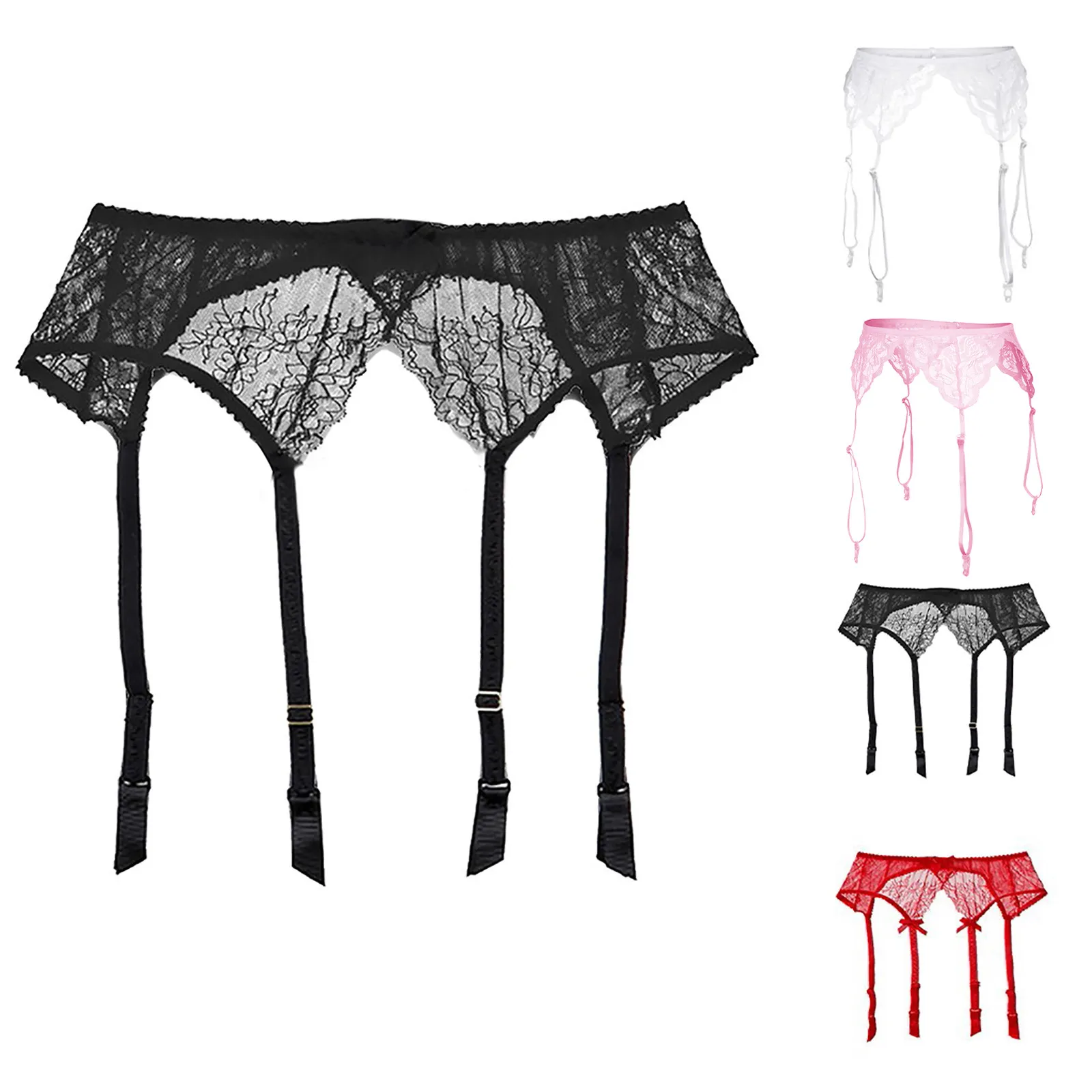 Women Lace Suspender Garter Belt for Thigh High Stockings Elastic Lingerie  from Dhgate Girls' Tights and Socks - price 3.63