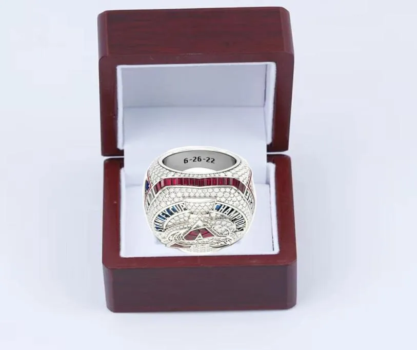 hele 2022 Cup Ship Ring Set met houten display box case fan cadeau voor mannen S7355069