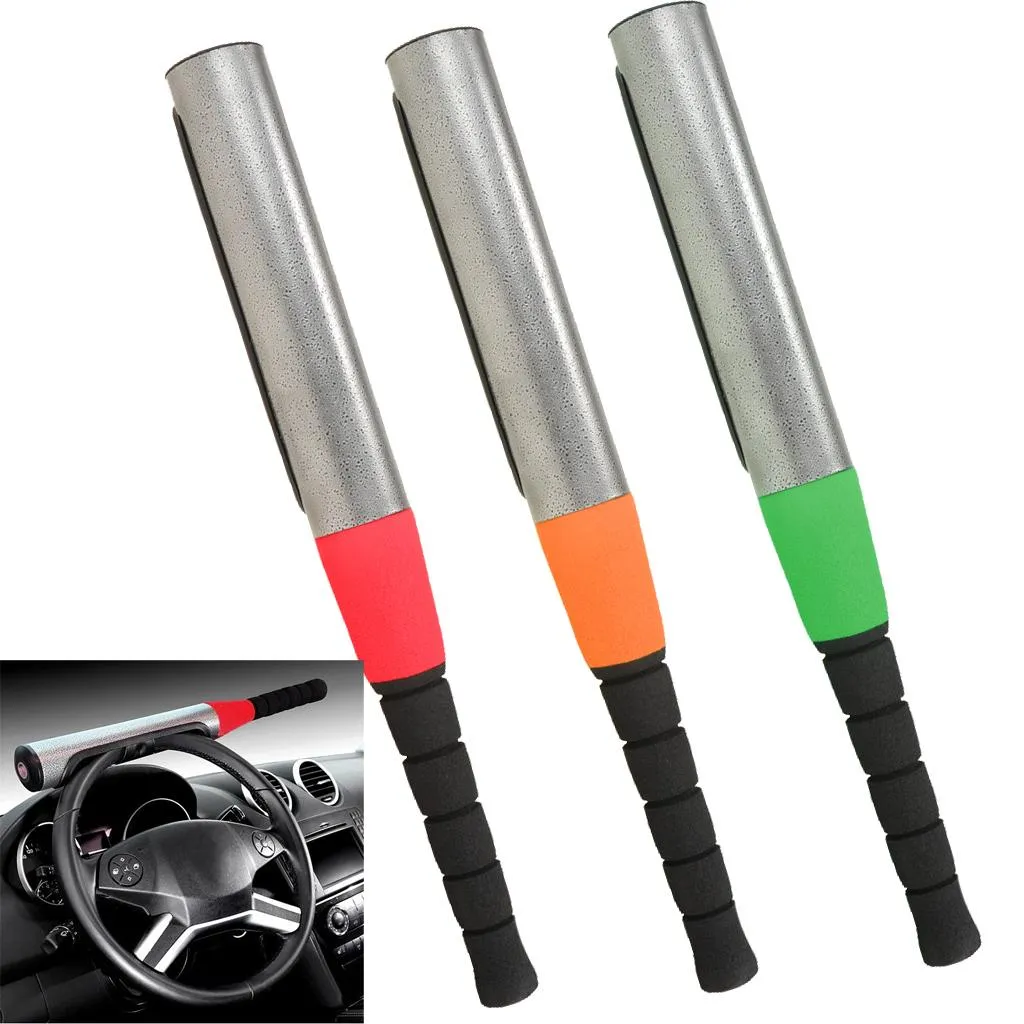 Baseball bat steering wheel lock discount