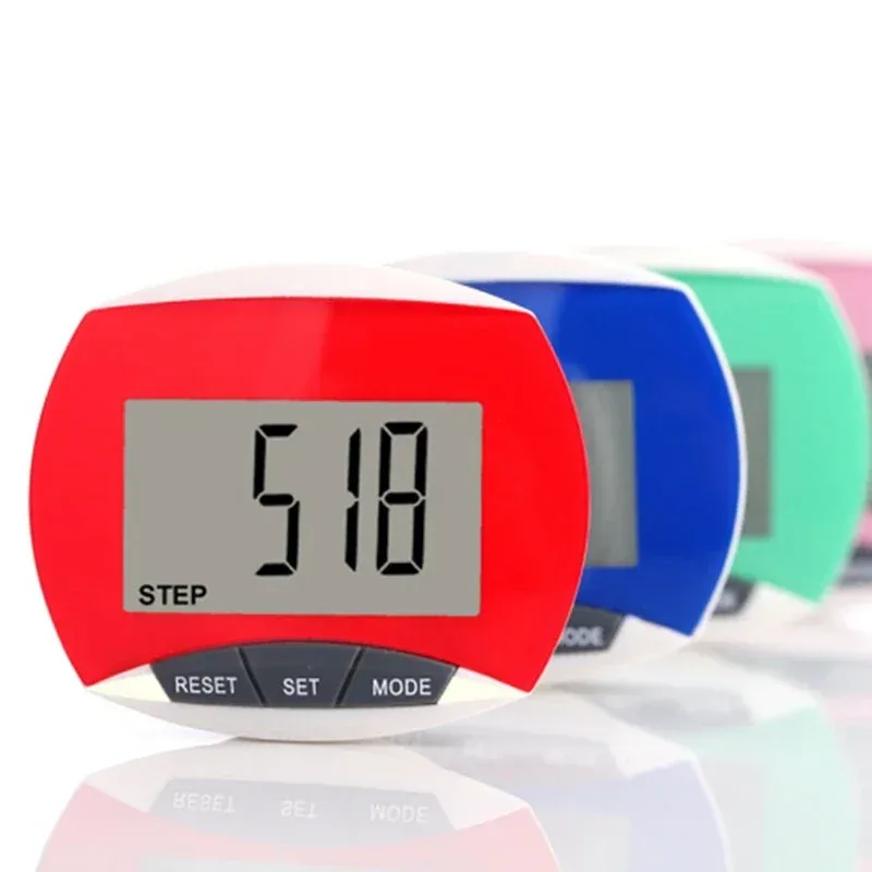 Podomètre De Marche Avec écran LCD - Compteur De Pas, Calories, Distance, Horloge, Clip - Piles Incluses, Léger 46g