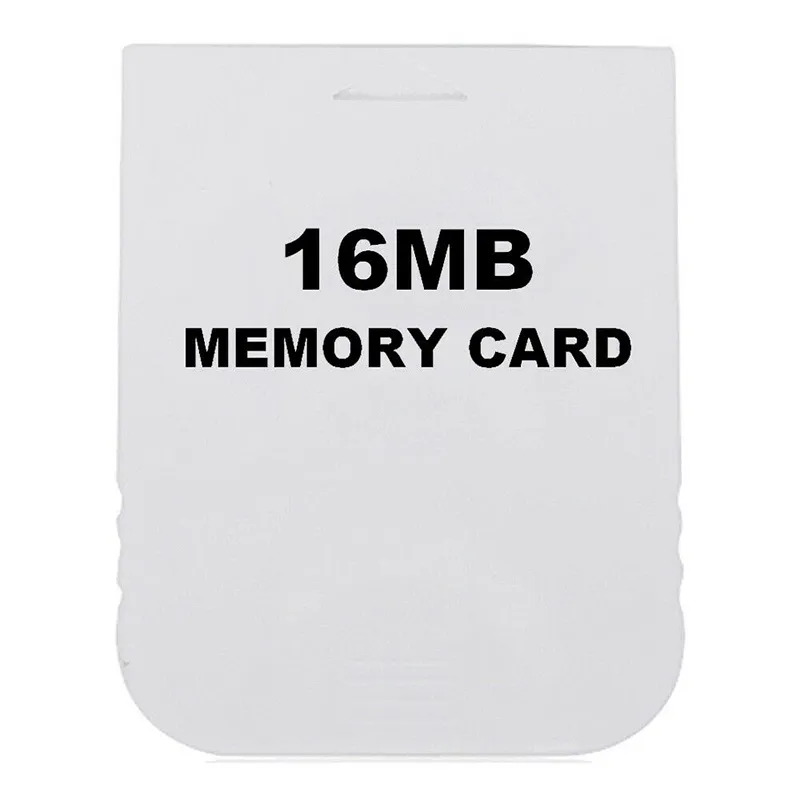 Practical White Memory Card for Wii & Gamecube GC/NGC - Designed for ...