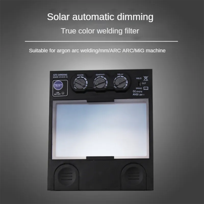 Wholesale Solar Powered LCD Dimming Auto Dimming Welding Mask Filter