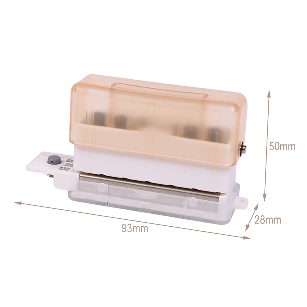 Mini Hole Puncher For 6 Holes Portable Large Punch Capacity Hole Puncher For Scrapbooks Paper