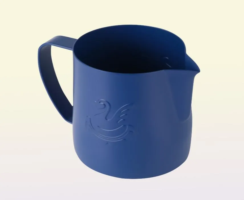 Potrawy kawy Jibbi Mleko na parze Parowanie Pitę Pitcher ze stali nierdzewnej Nonstick Jug Pull Flower Cup idealny do Cappuccino Latte 600 221370843