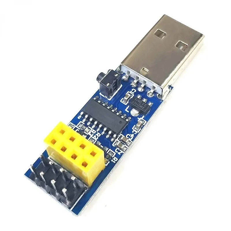 CH340C USB-ESP8266 Seri ESP-01 ESP-01S ESP01 ESP01S Kablosuz WiFi Arduino Programcı Adaptörü için Geliştirilen Kart Modülü