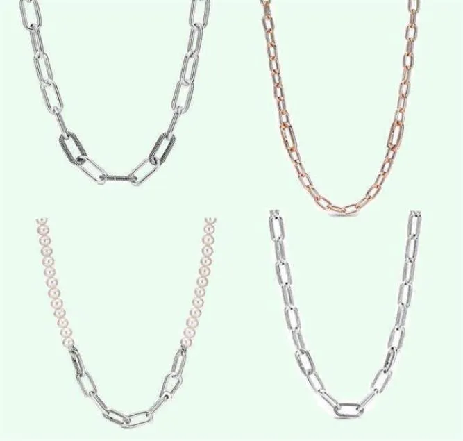 Sterling Silver Me Chain Necklace Hip Hop 925 Jewelry Design Diy Jewelry Gift Girl2222L9350967