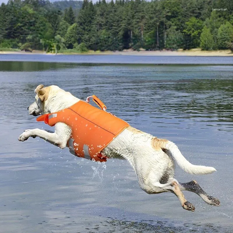 Hondenkleding Waterdichte reddingsvest Zwemmen en surfen Vest voor honden Reflecterende kleding Breng verdrinking Preventie