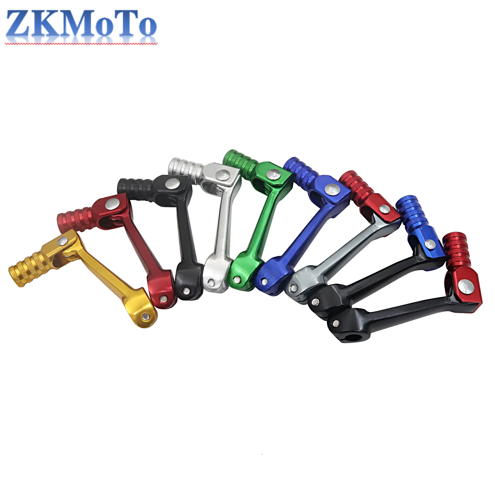 Save Big on Bulk Folding Gear Shift Lever CNC Aluminum Folding Gear Shift Lever For Kayo, Apollo, Bosuer 110 250cc Dirt Bikes Pit Bikes Best Deals