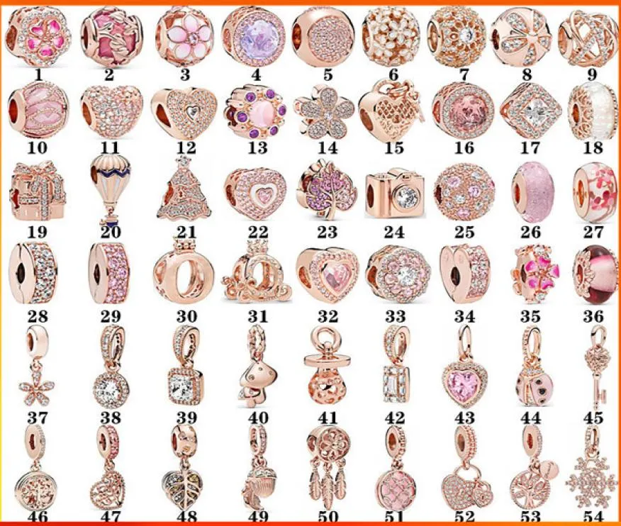 S925 Sterling Silver Rose Gold Golds Bracciale Female Fissaggio fai da te Clip Cat Occhio Croona Croona a ciondolo a ciondolo Sliedo 2925612