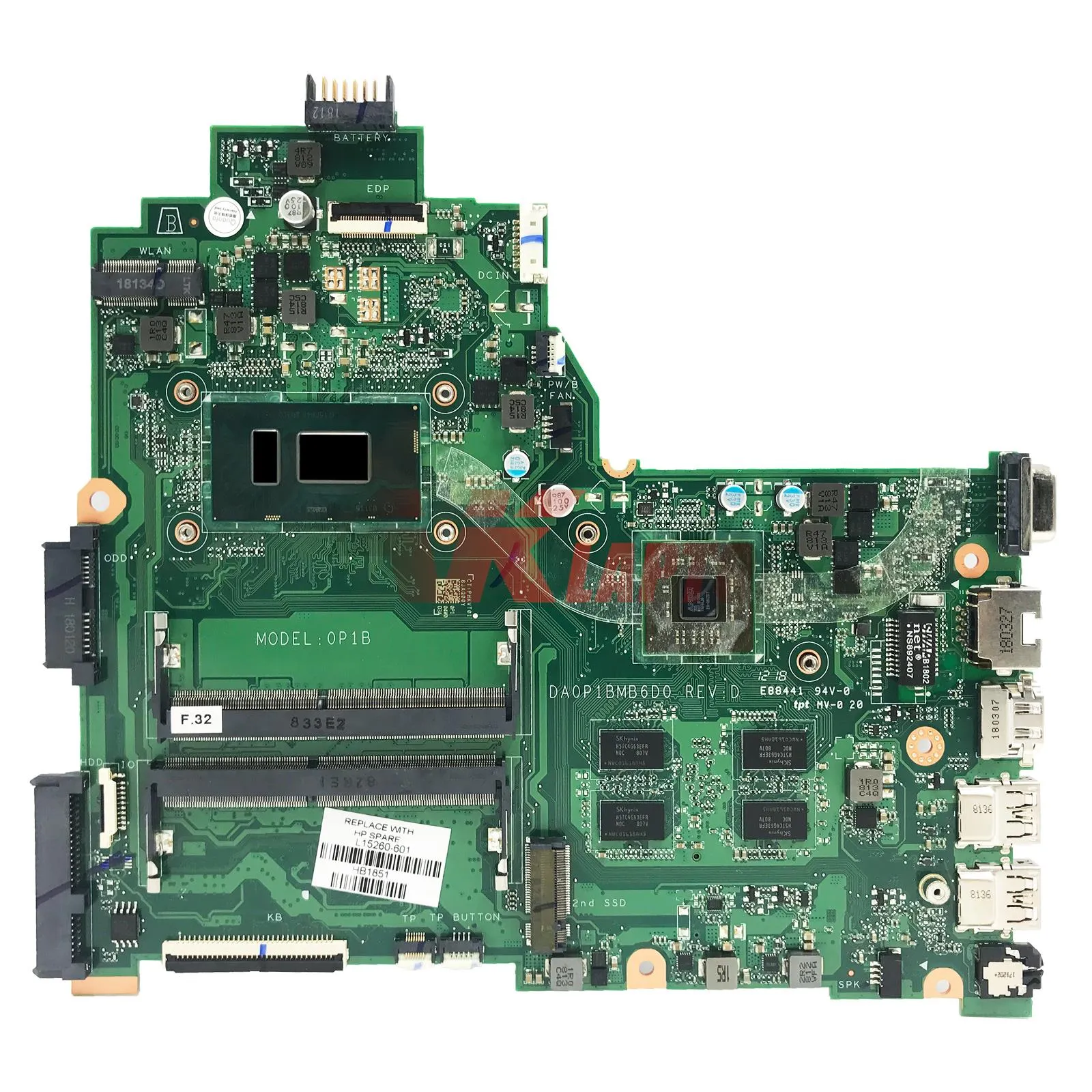 Save Big on Bulk Hp Pavilion Dv6 Laptop Motherboard Laptop Motherboards:  Replacement Mainboard Laptop Component With Integrated Processor, Durable  And