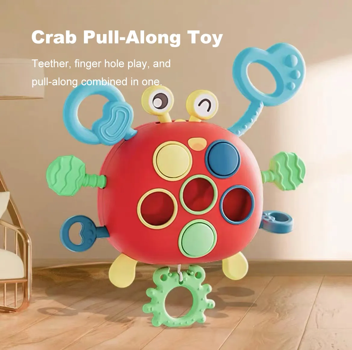 Montessori Walker Toys for 18 Months+: Educational Pull String Toys for ...