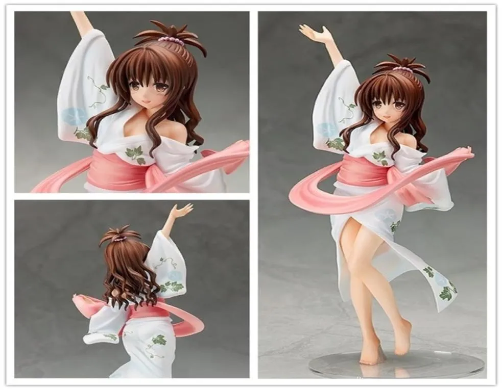 Para amar a escuridão yuuki mikan yukata ver 18 escala pintada de meninas sexy pvc figura colecionável modelo adulto boneca presente q3719738