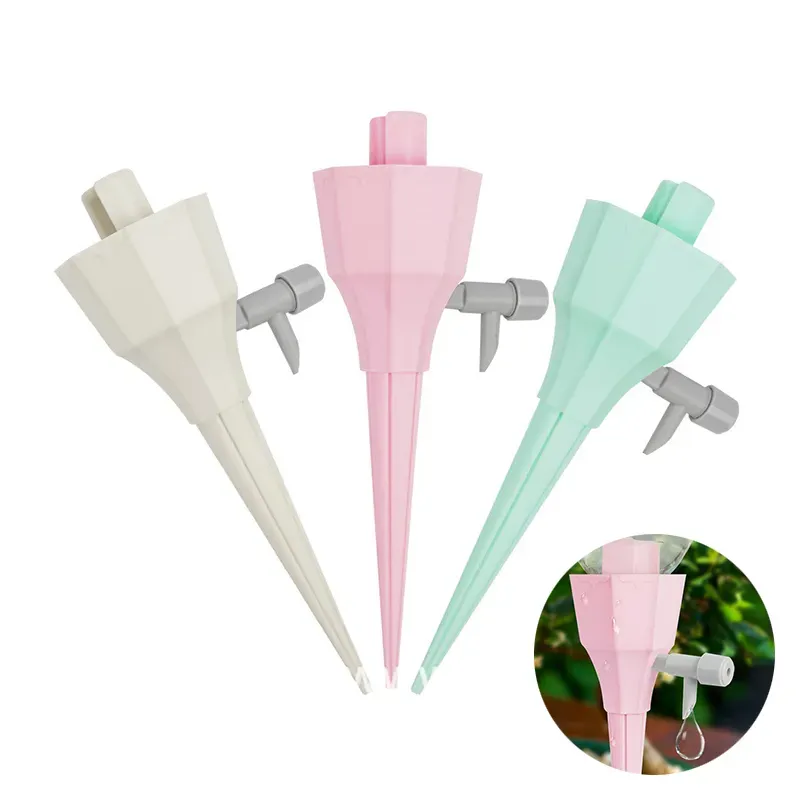 Garden automatic drip cone plant self watering Spikes flower adjustable control valve drip irrigation tool lazy watering device automatic watering device