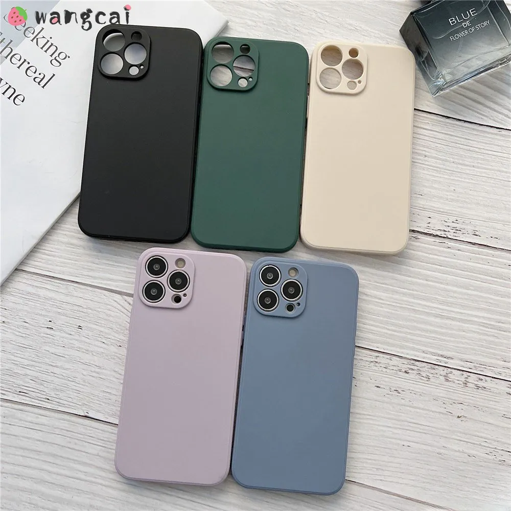 Voor Samsung Galaxy A04 A04S A14 A04E A34 A54 A13 A32 A22 A12 M13 4G 5G M04 F04 A03S A02S A02 Siliconen Rechte Rand Telefoon Cover