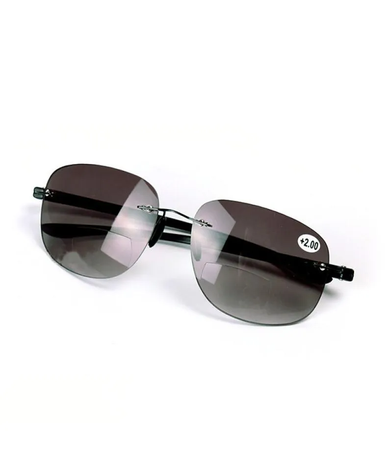 Modebifokaler Läsglasögon glasögon Män Egyar Black Lens Solglasögon utanför dykning Eye Reader 1035 Styrka Far And9029802