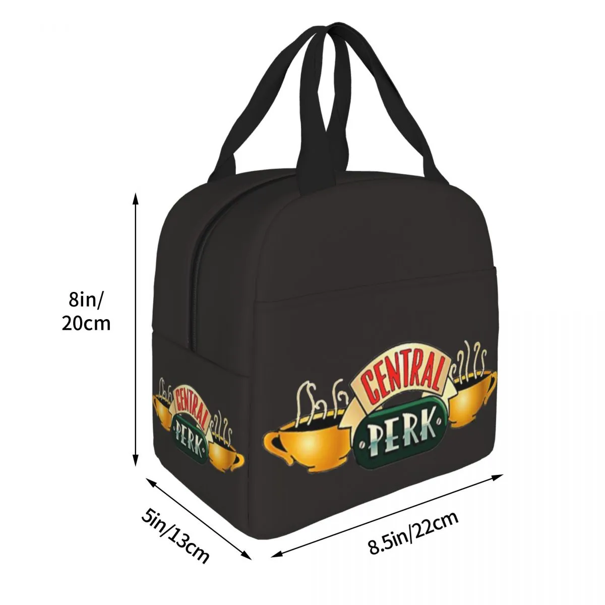 Пара лучших друзей Центральный парк изолированная сумка для обеда друзья телешоу обеденный залог контейнер кулир -пакет сумки для ланча для ланча
