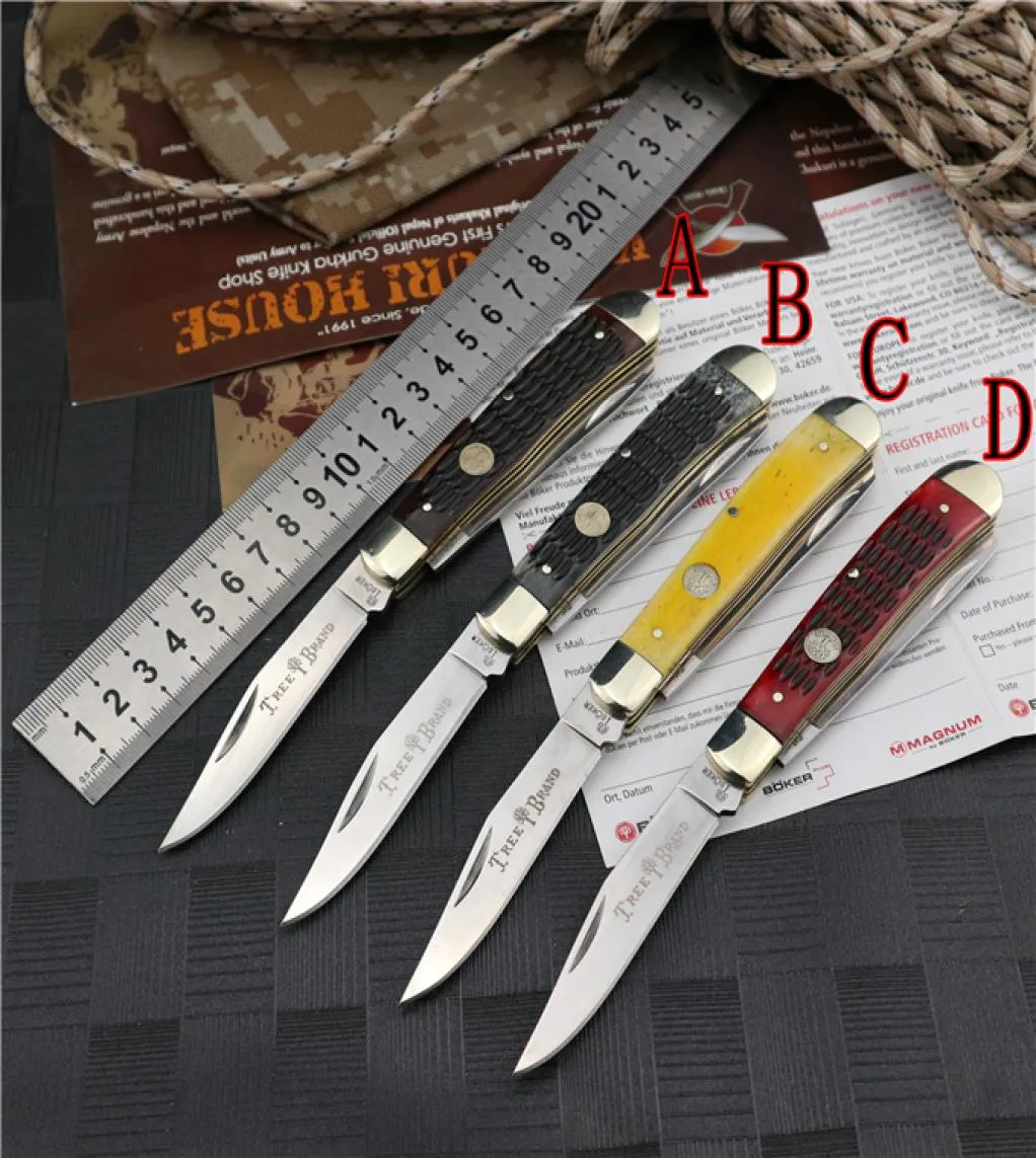 OEM BOK Boker Double Open Blade Solding Nóż 9CR14MOV Blade EDC Hunting Self Obrony Nóż narzędzia Outdoor Tools6802180