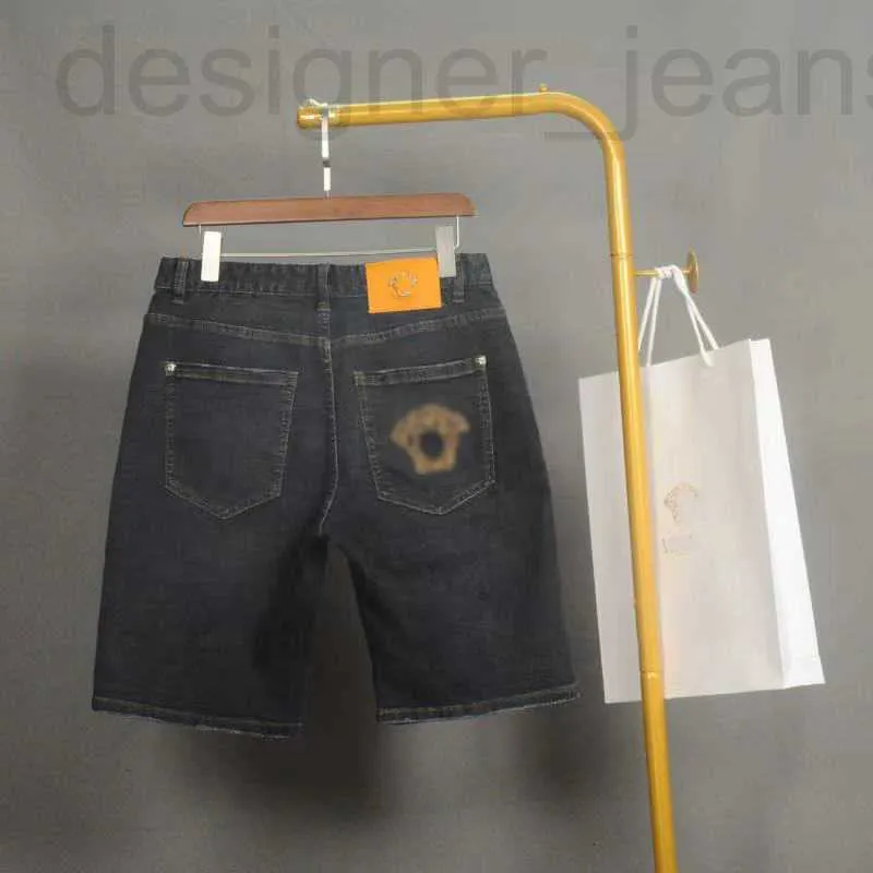 Jeans en jean masculin jeans pour hommes pantalons middans medusa cinq parties gris noir couleur denim sans limites