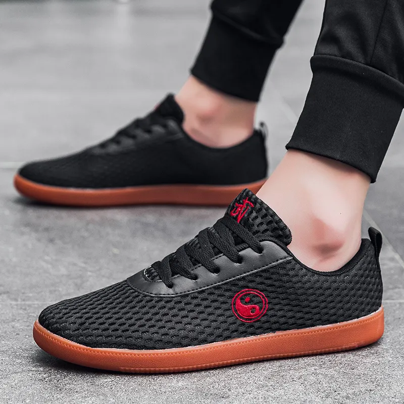 Tai Chi Shoes For Men And Women Soft Sole Kung Fu Sneakers For