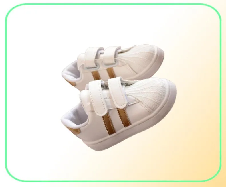 Shoes Girls Boys Sport Shoes Anti slip Soft Bottom Kids Baby Sneaker Casual Flat Sneakers white Shoes size4152229
