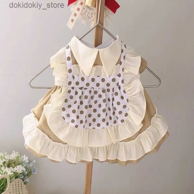 Vêtements de chien faire des vêtements chapeau capride robe princesse chiot chat d'été casse do cavine pichet poméranien cori yorkshire bichon do kirt l49