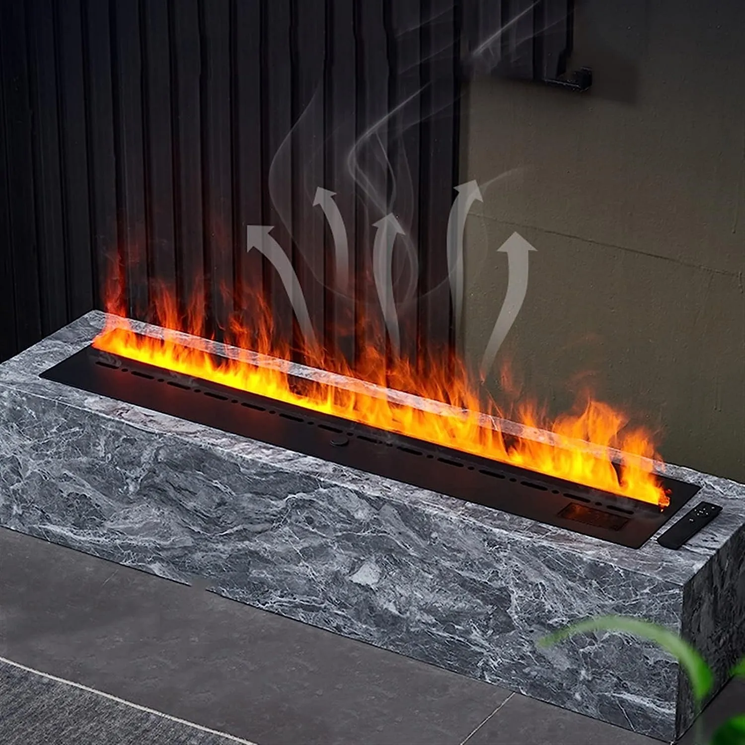 Water Vapor Fireplace 3D Atomizing Fireplace, Electric Fireplace With