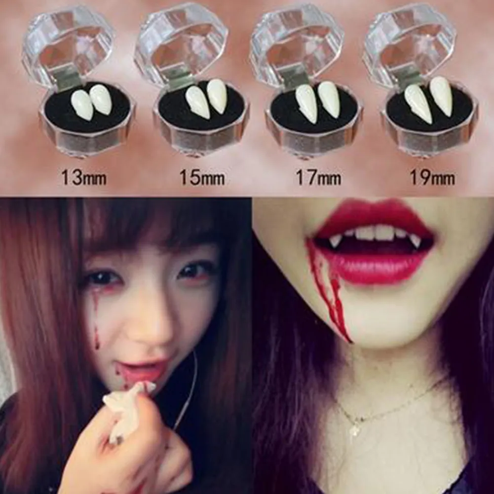 Halloween cosplay vampiro denti hip hop berretto dente top horror zombi vampire fang festa gioielli cosplay