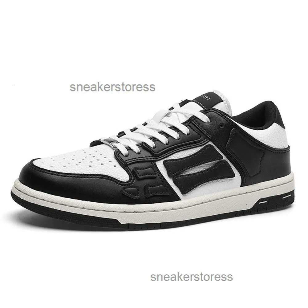 Кроссовки для бренда Skel Shoes Top Designer Shoe Mens Mens Mi Armyri Bone Conting High Top Low Black There White Grey Fashion Casual Board Мужчины Wdc2