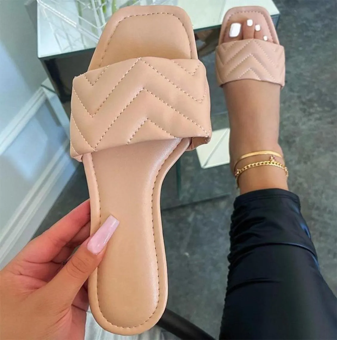 Zomer transparante schoenen vrouw sandalen voor vrouwen 2021 Casual platte dames strand sandles ontwerper luxe sandalias mujer sandels9192704