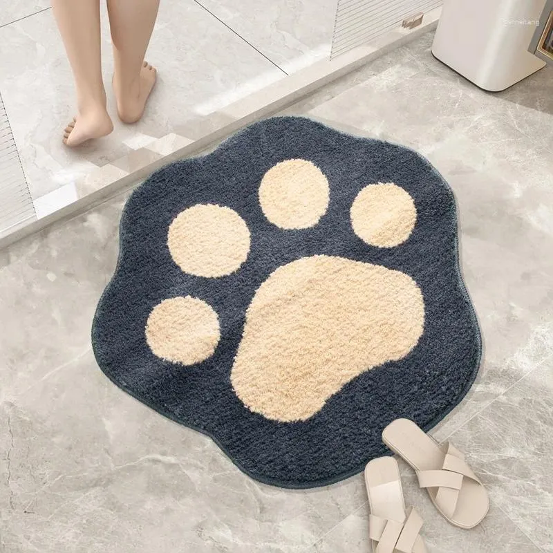 Ковры Creative Bear's Mat Home Flocking Carpet Door Door Antiped Microfiber не скользит