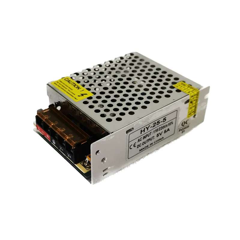 5A 25W AC-DC Power Adapter, 110V/220V to DC 5V Power Converter, LED ...