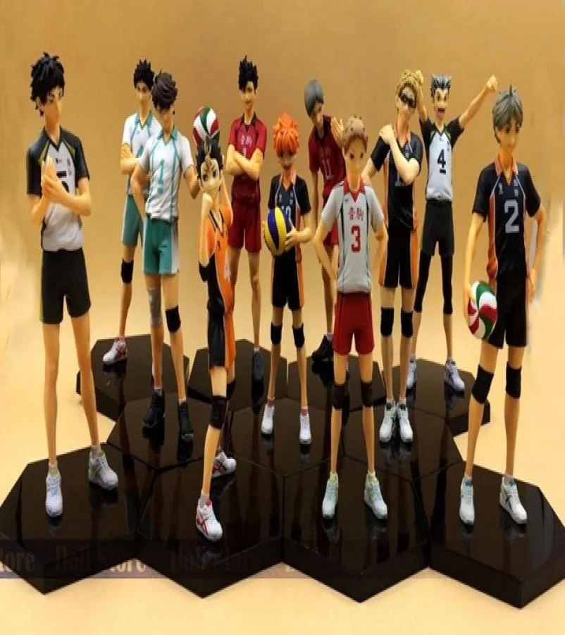 2019 Nuovo arrivo 1417 cm Figura anime giapponese di alta qualità originale Haikyuu Action Figure Kids Toys per Girls4627797