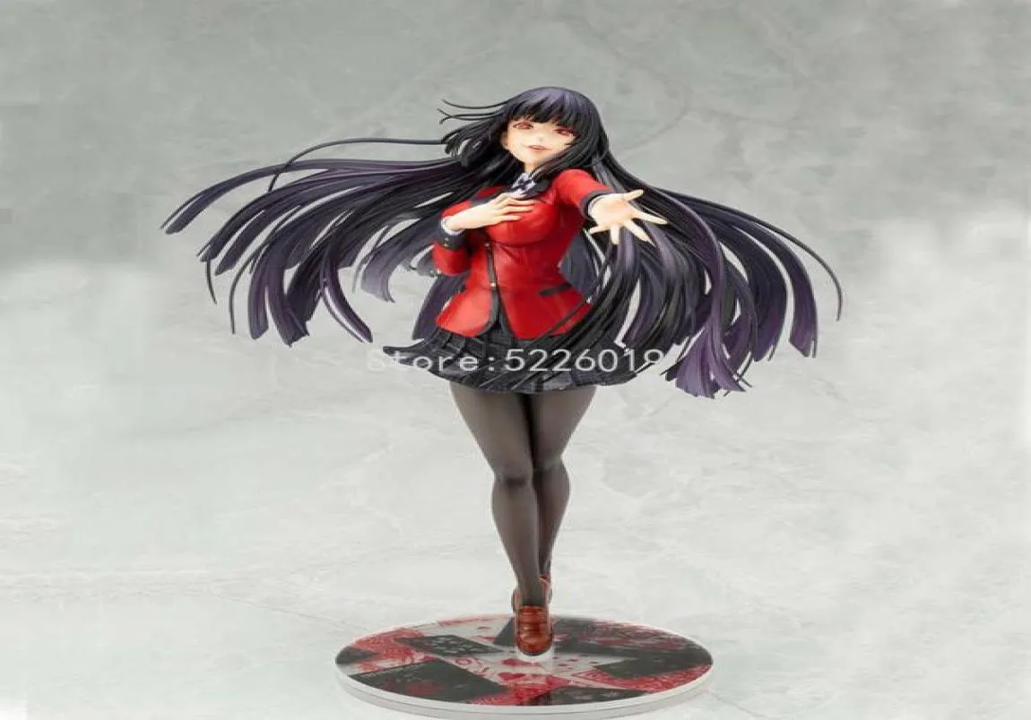 22см Kakegurui Anime Figure Jabami Yumeko Action фигура Kakegurui ormiform Ver Jabami Yumeko Colleturine Collection Модель кукла подарок H6905935