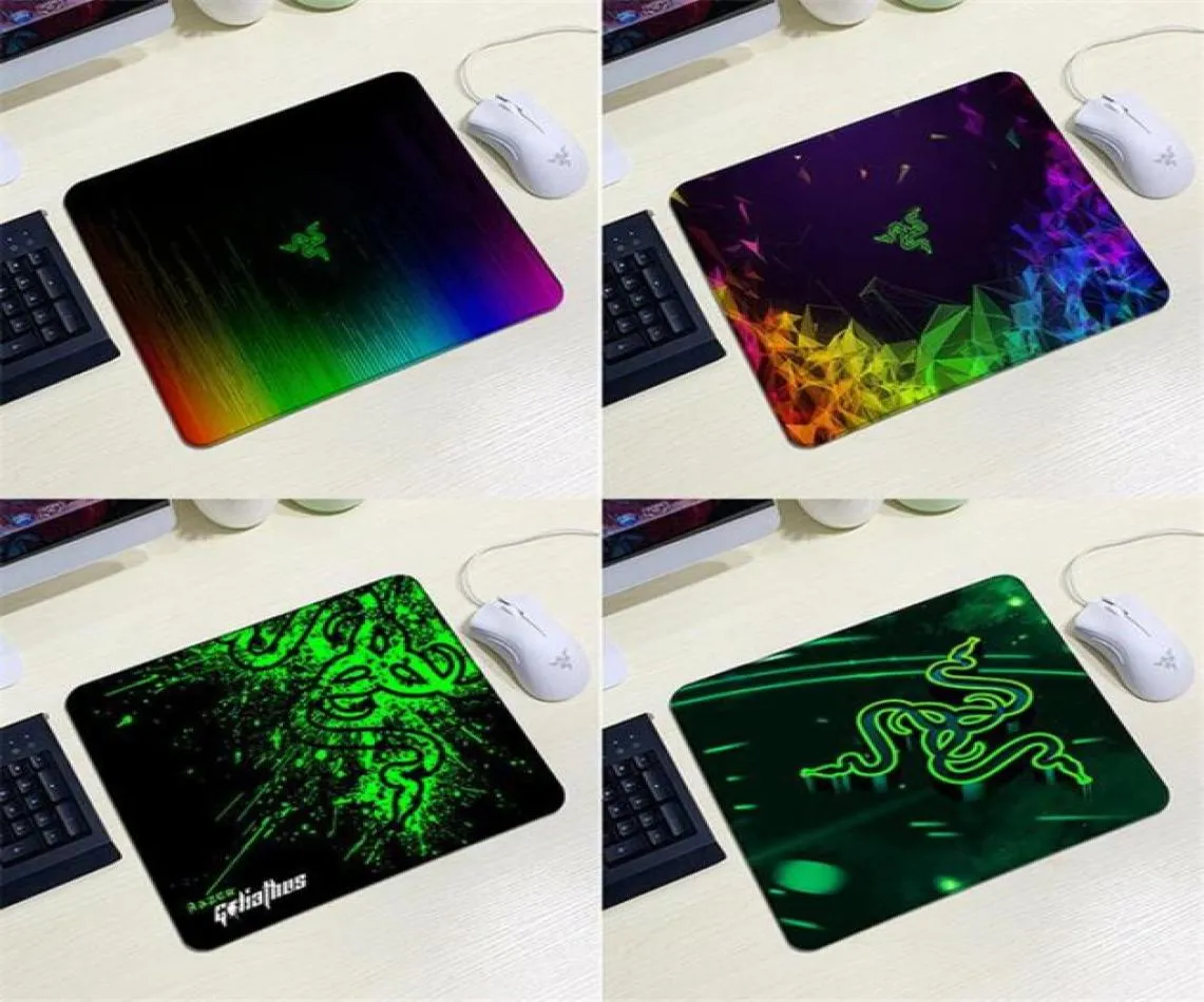 New Razer Thickened Seaming Gaming Mouse Pad 240X200X2mm SeamingMouse pads Mat For Laptop Computer Tablet PC1331349