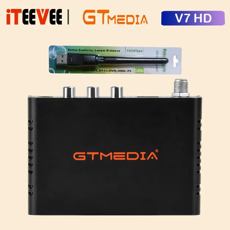 Finder 5pcs GTMedia V7 HD DVBS/S2/S2X Tam Hız USB 3/4G ve USB WiFi YouTube H.264 BP 1080P Yazılım Yükseltmeleri