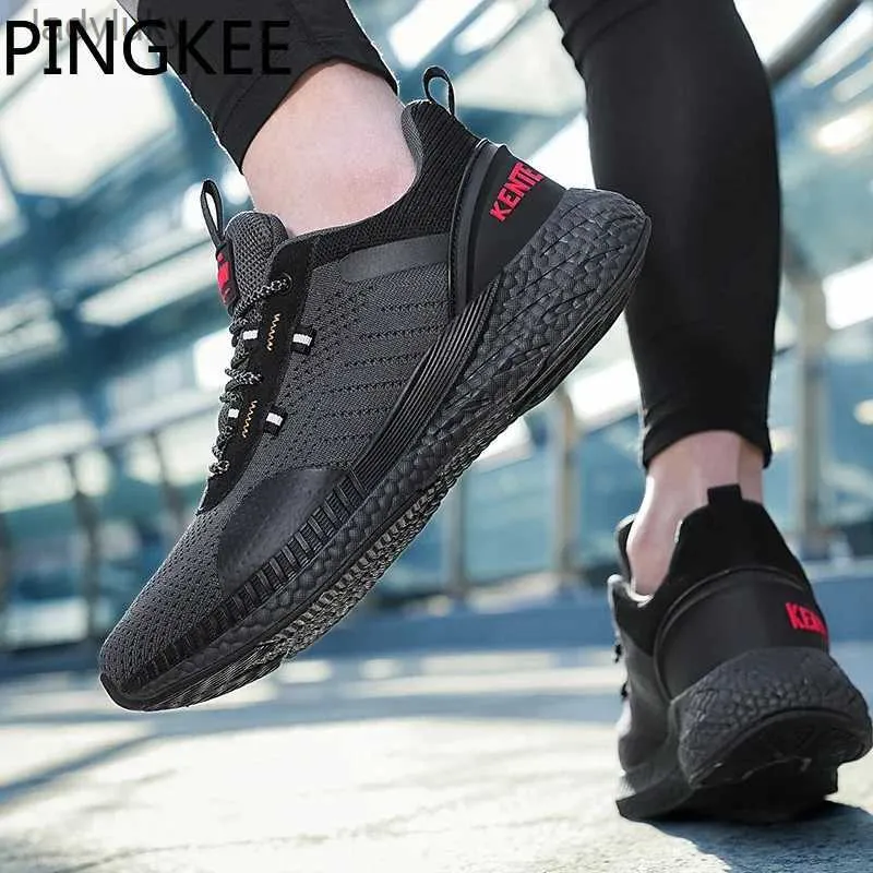 Chaussures sportives Pingkee Mens Sports Chaussures Trail Running Mens Sports Chaussures Chaussures Mesh Mesh Fitness Fitness Unisexe Chaussures Sports Fashion Footwear C240412