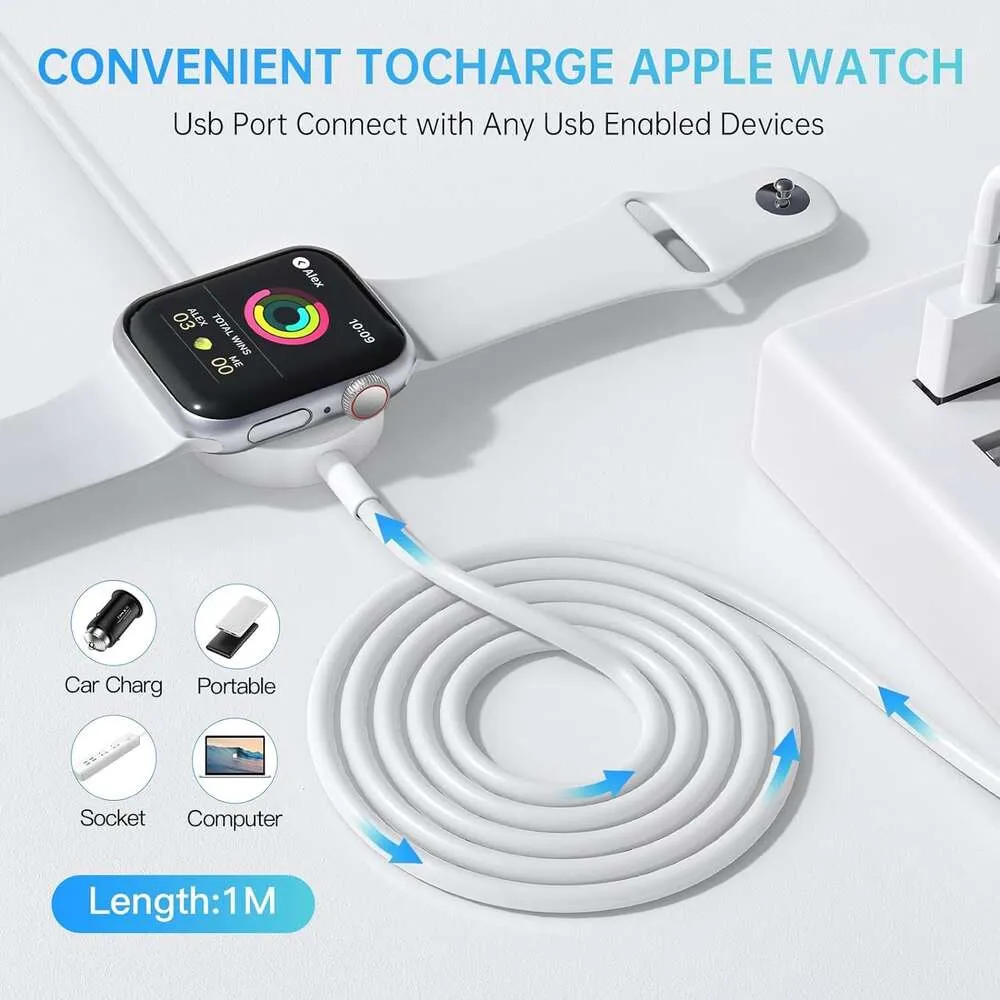 Verbesserte Apple Watch -Serie Magnetic Fast Ladekabel