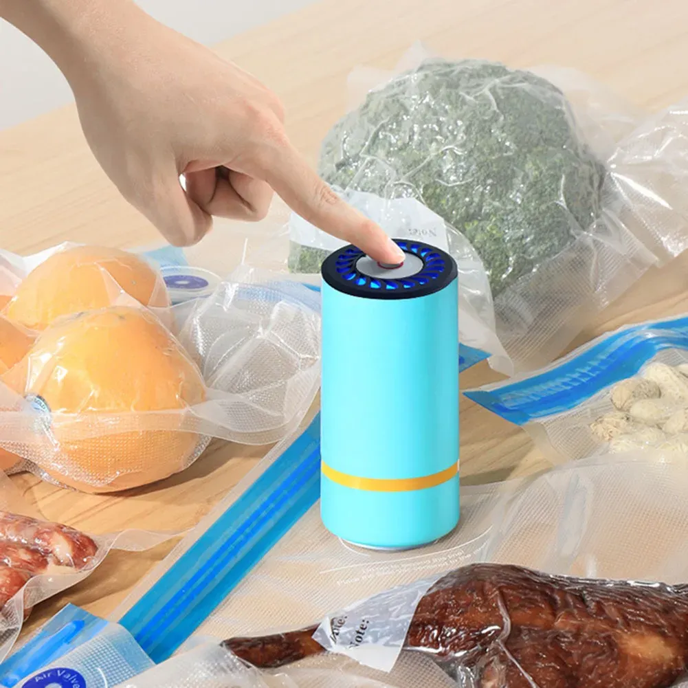 Machine Mini Handheld Vacuum Sealer Kitchen Compressed Bag Electric Pump Vacuum Sealer Machine Space Saver for Clothes Food Organizer