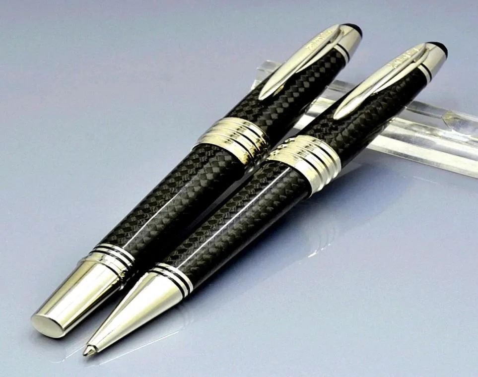 限定版John F Kennedy Black Carbon Fiber Rollerball Pen Ball Pen Pen Fountain Pens Writing Office Struplies with 3246700