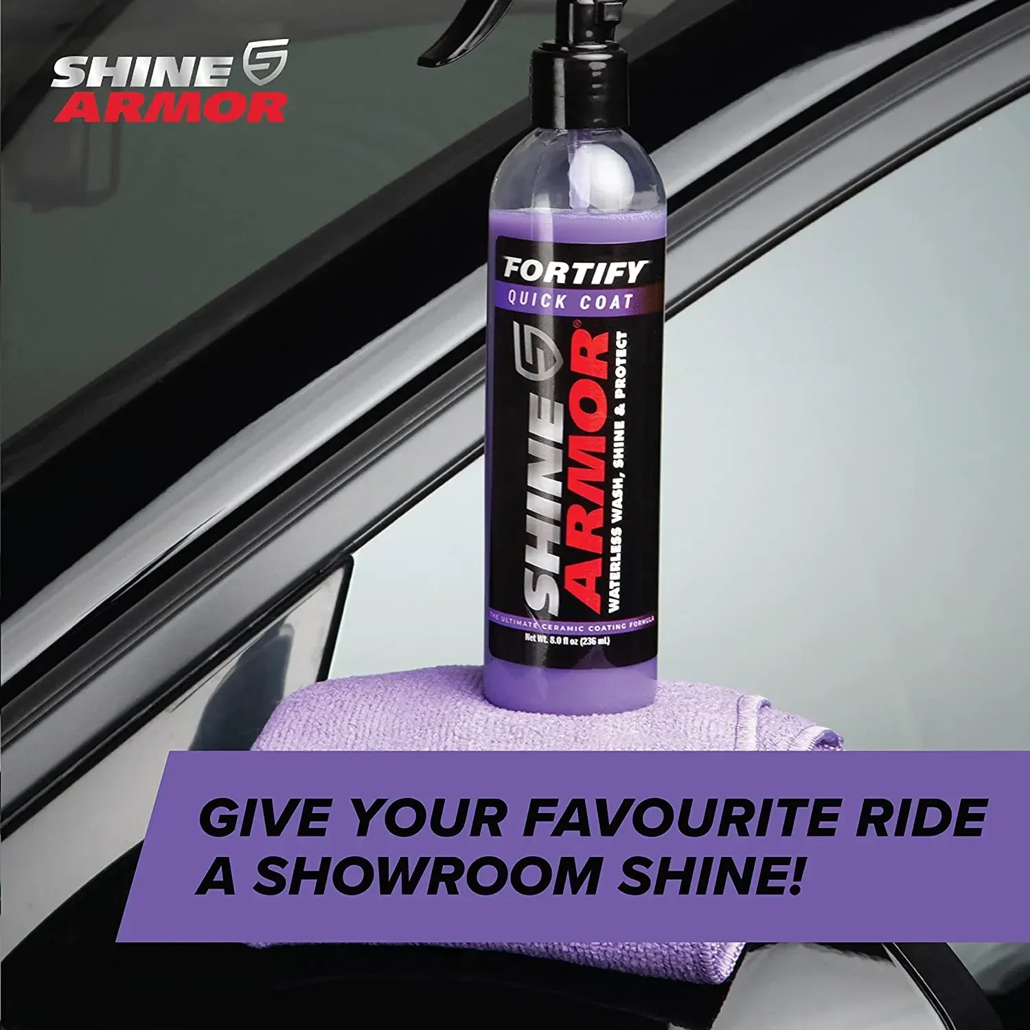 100ml Original Shine Armour Fortify Quick Coat Car Limpador de interiores, revestimento de cerâmica Todo