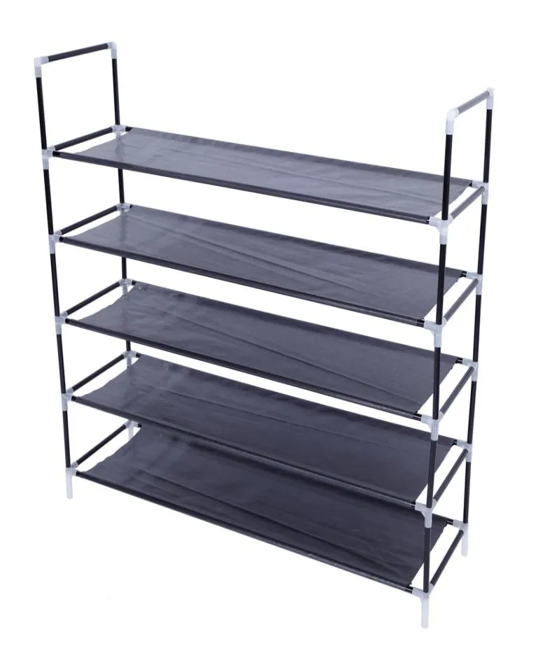 5 Tier Shoes Rack Stand Storage Organizer Nonwoven Fabric Shelf with Holder Stackable Closet Ship from USA4320689