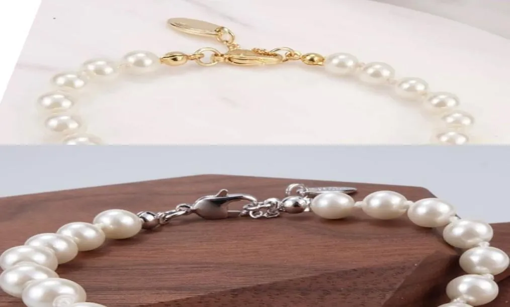 Utsökt kristallsatellithalsband Elegant pärlhalsband ClaVicle Chain Chain Barock Pearls Choker Halsband för Women Party Gift5030233