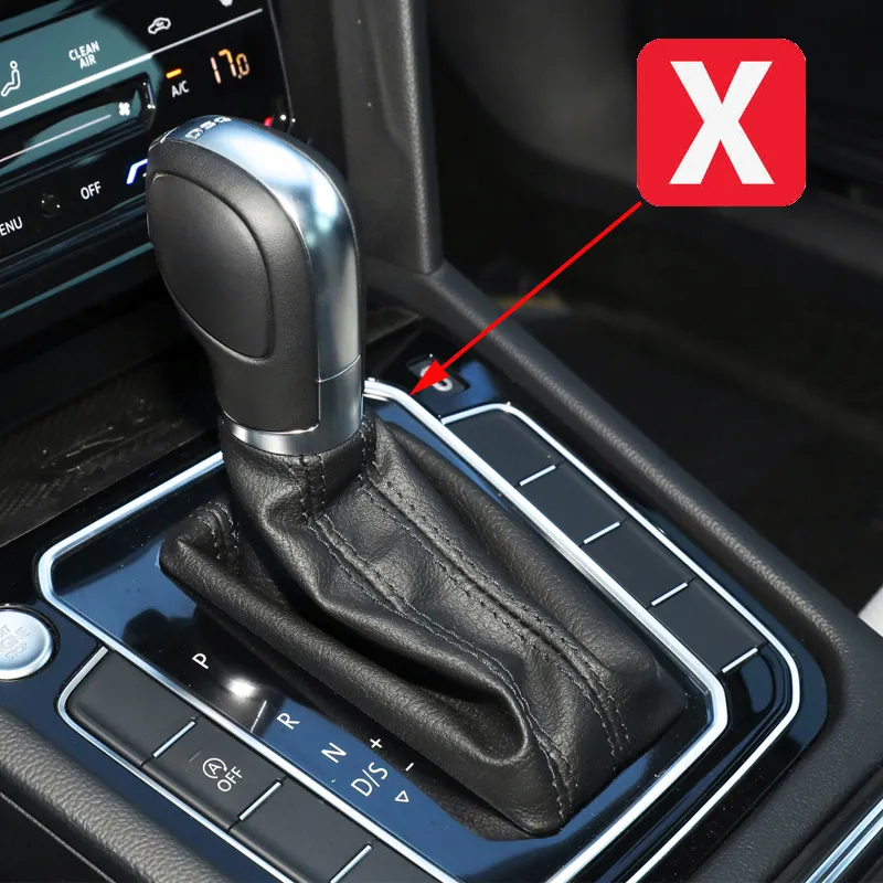5-Speed Gear Shift Knob + Boot Kit With Frame For VW Touran 1T & Caddy 3 2K